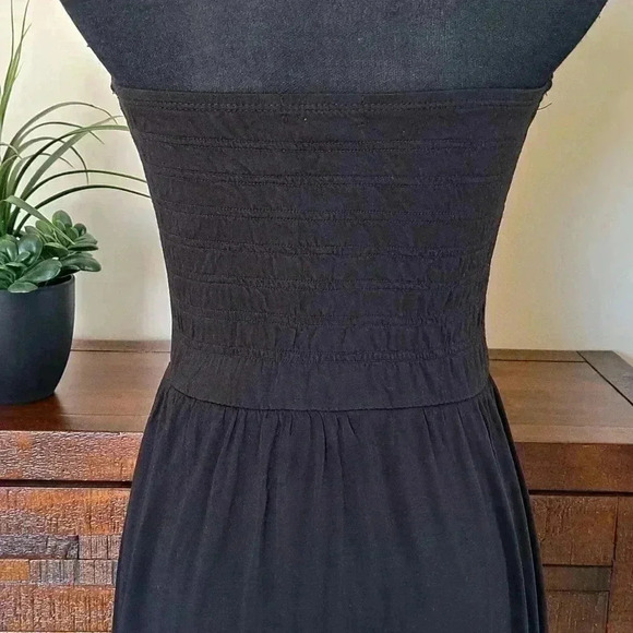 ❤️ Guess Black Strapless Dress Size Small - Picture 7 of 13
